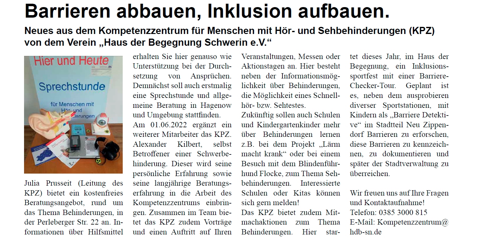 Schweriner Turmblick Ausgabe Mai 2022