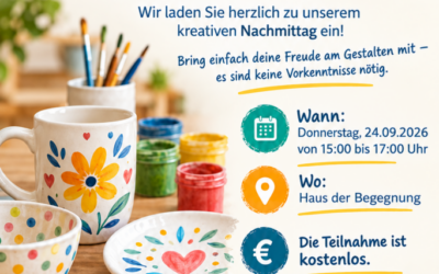 Kreamik bemalen – Kreativ gegen Einsamkeit
